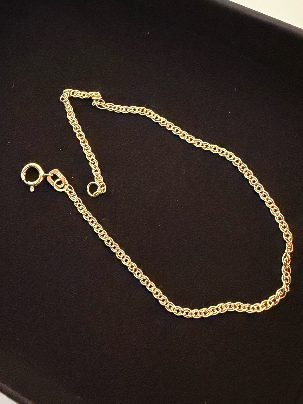 10k Solid Gold Nona 1.7mm 7” Bracelet